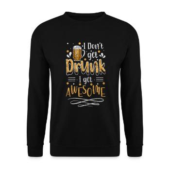 Celebration Schlager Community - Unisex Sweatshirt - black - Front - Alina (178cm) & Michal (187cm)