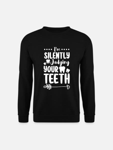 Teeth Profession Nursing Jaw - Unisex Sweatshirt - black