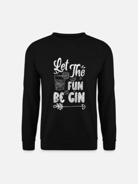 Gin Bar Party Long Drink - Unisex Sweatshirt - black