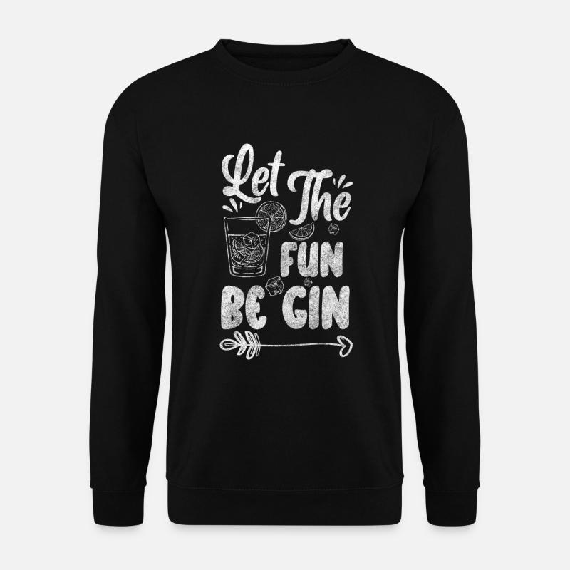 Gin Bar Party Long Drink - Unisex Sweatshirt - black