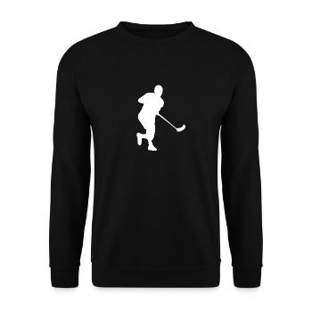 UNIHOCKEY - Unisex Pullover - Schwarz - Vorne - Alina (178cm) & Michal (187cm)