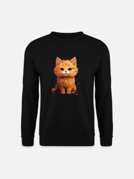Cute Kitten - Unisex Sweatshirt - black