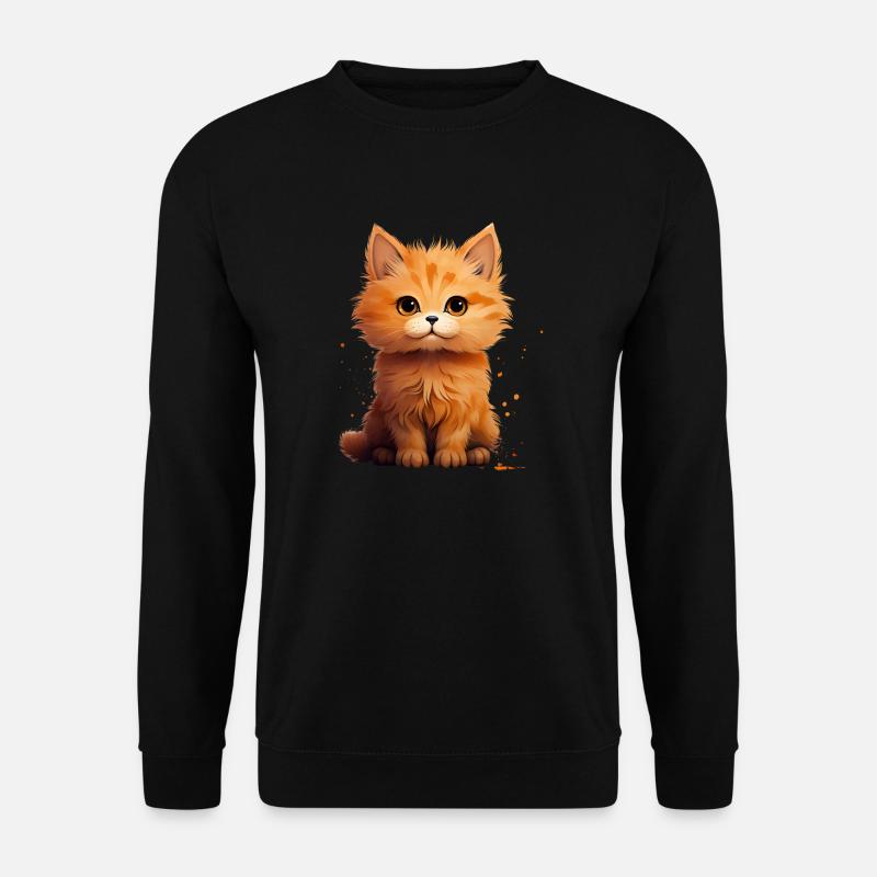 Cute Kitten - Unisex Sweatshirt - black