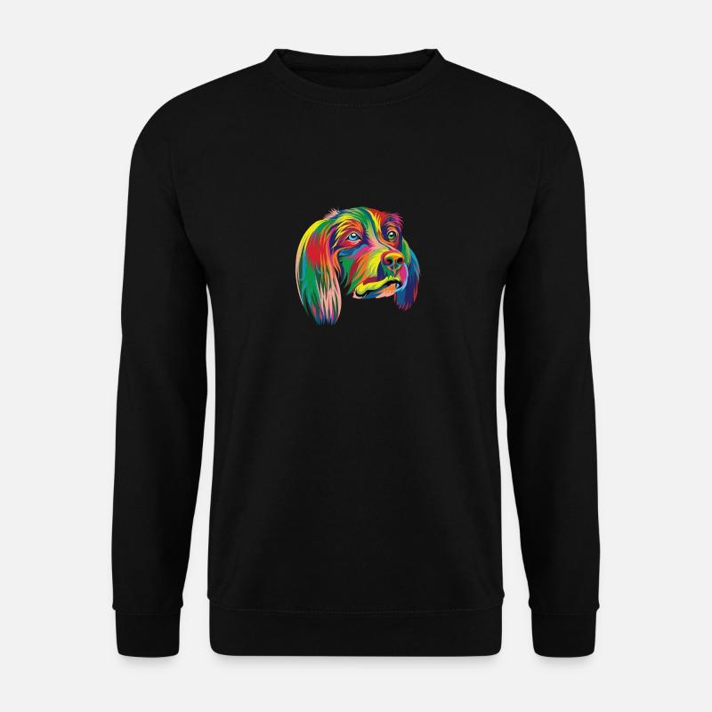 Rainbow Dog - Premium Design - Unisex Sweatshirt - black