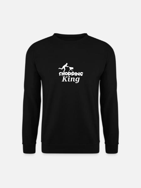Shopping King Einkaufen Mall Shoppen - Unisex Pullover - Schwarz