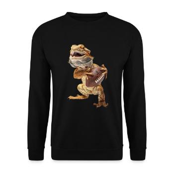 Dragons barbus football - Sweat-shirt Unisexe - noir - Devant - Alina (178cm) & Michal (187cm)
