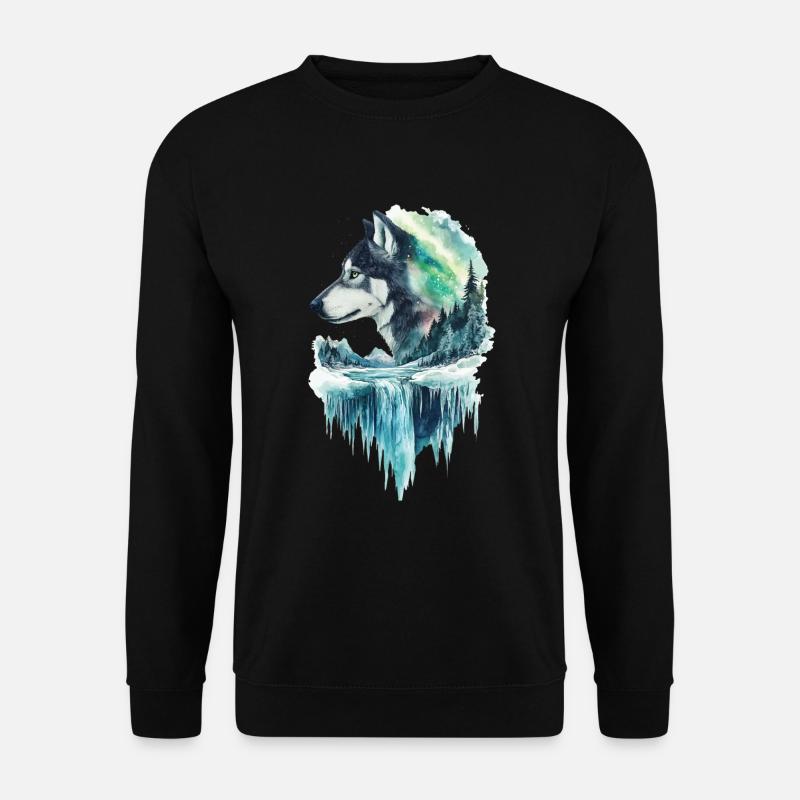 Hund - Unisex Pullover - Schwarz