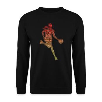 Basketball Player Coach Women Basketball Player - Unisex Sweatshirt - black - Front - Alina (178cm) & Michal (187cm)