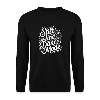 Toujours en mode danse en ligne Conception de danse linéaire - Sweat-shirt Unisexe - noir - Devant - Alina (178cm) & Michal (187cm)
