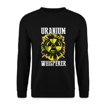 Nuklearingenieur für Kernkraftwerk und Kernenergie - Unisex Pullover - Schwarz - Vorne - Alina (178cm) & Michal (187cm)