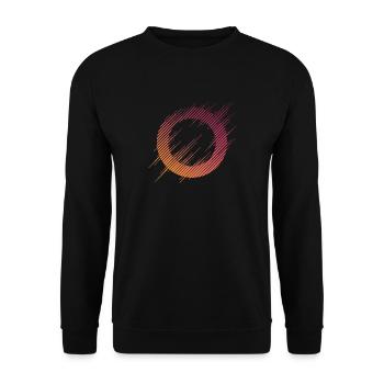 CIRCLINES - Sweat-shirt Unisexe - noir - Devant - Alina (178cm) & Michal (187cm)