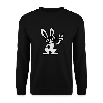 cool - Unisex Sweatshirt - black - Front - Alina (178cm) & Michal (187cm)