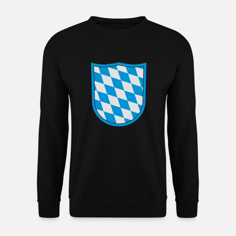 Bayern, Wappen - Unisex Pullover - Schwarz
