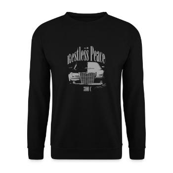 Chrysler 300M Tribute Shirt REstleSS PeacE - Unisex Pullover - Schwarz - Vorne - Alina (178cm) & Michal (187cm)