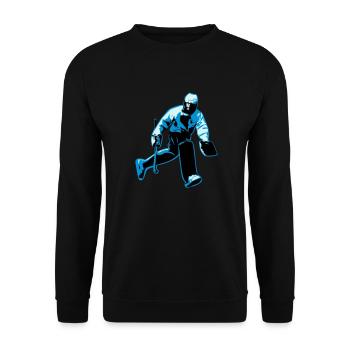 Feldhockey-Torwart - Unisex Pullover - Schwarz - Vorne - Alina (178cm) & Michal (187cm)