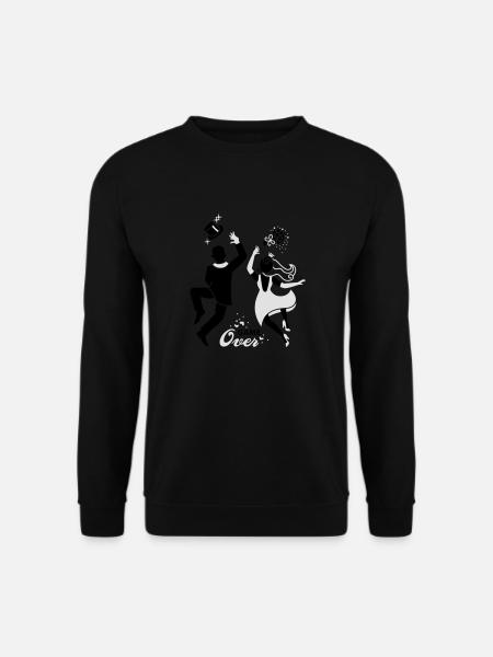 Braut - Paar Game over - Unisex Pullover - Schwarz