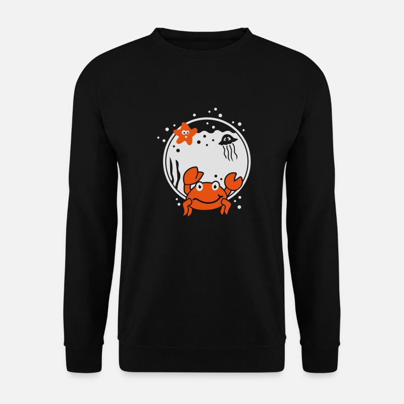 Sternzeichen Krebs zodiac - Unisex Pullover - Schwarz