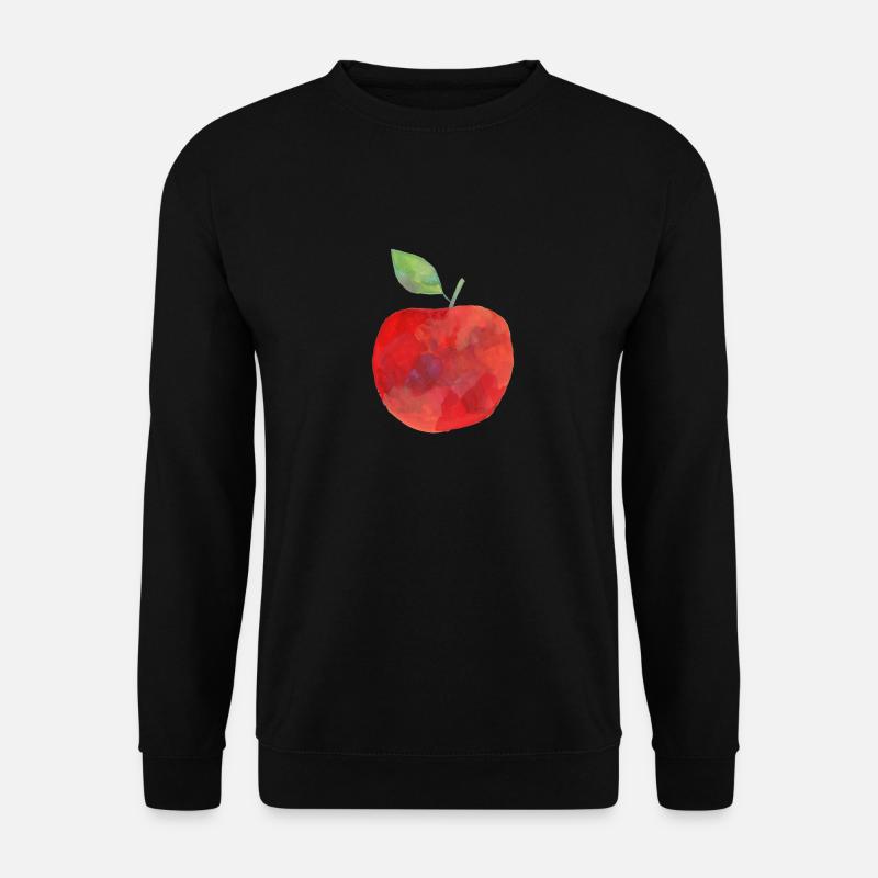 Apfel - Unisex Pullover - Schwarz