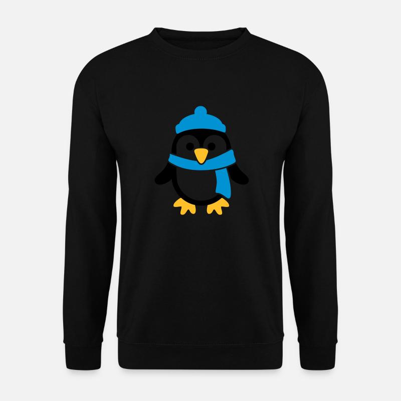 Pinguin - Unisex Pullover - Schwarz