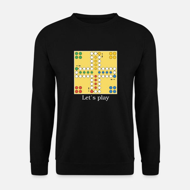 lets play man Do not be aggravated - Unisex Sweatshirt - black