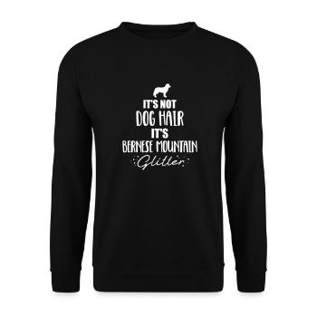 Bernese Mountain - Unisex Sweatshirt - black - Front - Alina (178cm) & Michal (187cm)