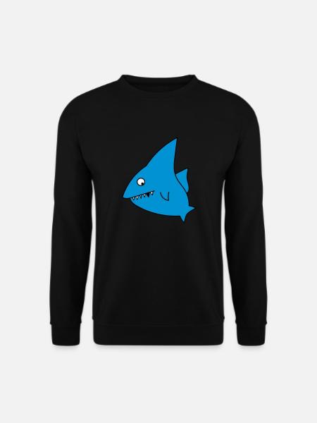 Funny shark - Unisex Sweatshirt - black