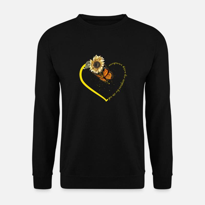 Du bist mein Sonnenschein, mein einziger Sonnenschein - Unisex Pullover - Schwarz