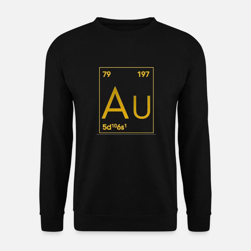 L'or comme élément Aurum - Sweat-shirt Unisexe - noir