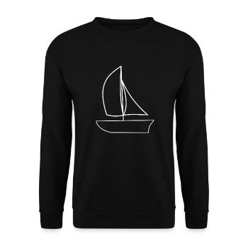 voile - Sweat-shirt Unisexe - noir - Devant - Alina (178cm) & Michal (187cm)