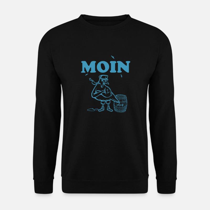 An der Küste - Unisex Pullover - Schwarz