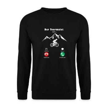 Col du Tourmalet - Unisex Pullover - Schwarz - Vorne - Alina (178cm) & Michal (187cm)