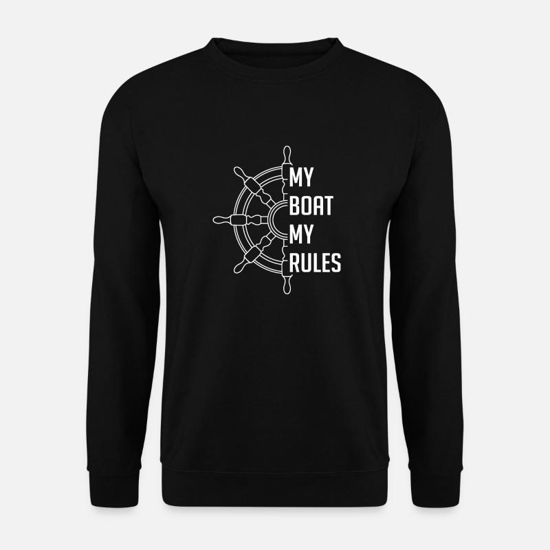 Mon bateau mes règles - Sweat-shirt Unisexe - noir