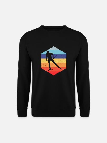 Langlauf Classic Langlauf Klassisch Langlauf - Unisex Pullover - Schwarz