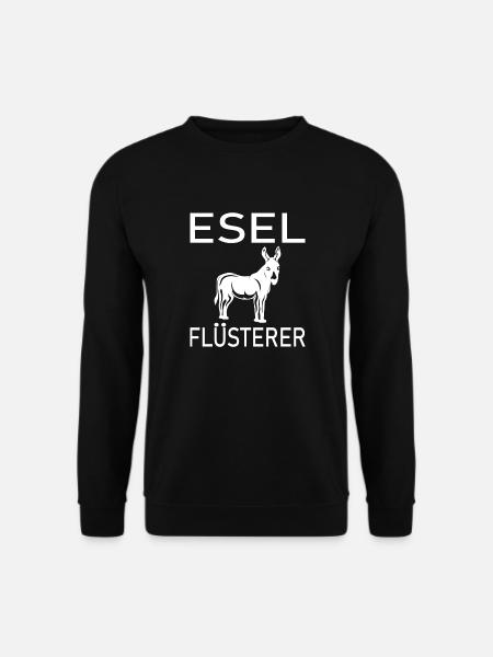 Donkey Esel - Unisex Pullover - Schwarz