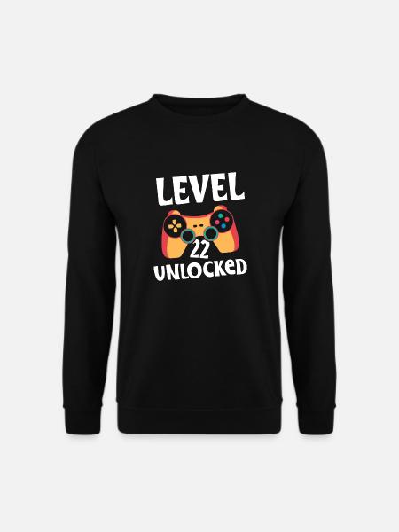 level 22 unlocked - Unisex Sweatshirt - black