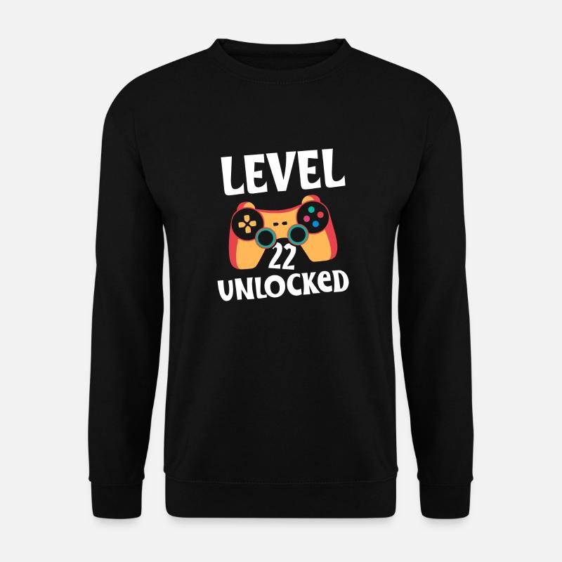 level 22 unlocked - Unisex Sweatshirt - black