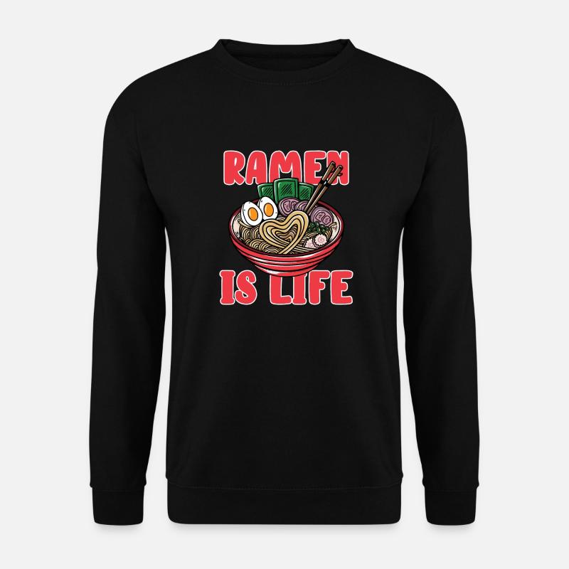 Ramen is Life - Unisex Pullover - Schwarz