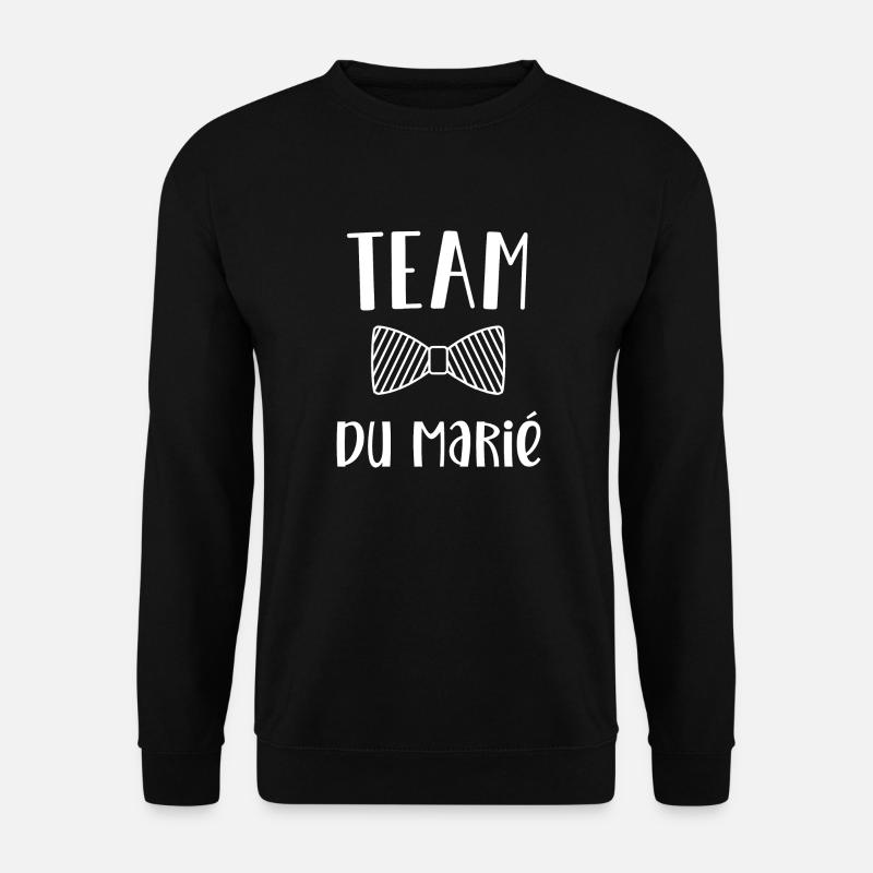 Team des Bräutigams, Junggesellenabschied - Unisex Pullover - Schwarz