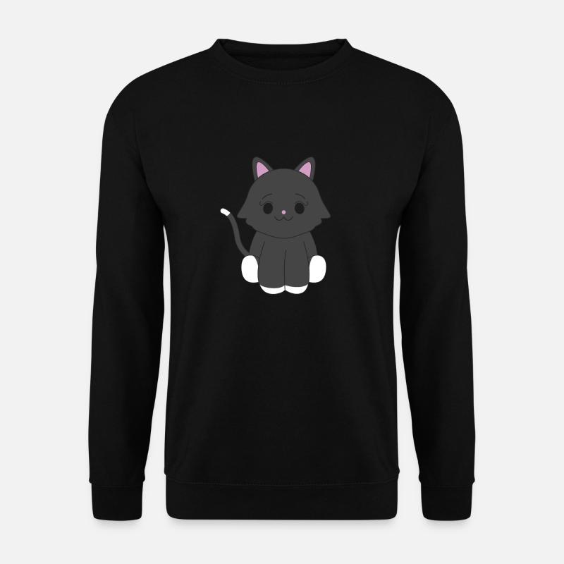 Black cat - Unisex Sweatshirt - black