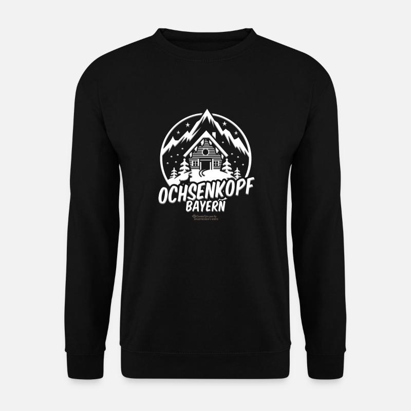 Ochsenkopf Bayern Skigebiet - Unisex Pullover - Schwarz