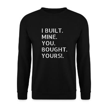 car mechanic awesome sayings automotive technician - Unisex Pullover - Schwarz - Vorne - Alina (178cm) & Michal (187cm)