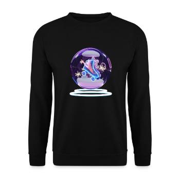 Boule à neige - Sweat-shirt Unisexe - noir - Devant - Alina (178cm) & Michal (187cm)