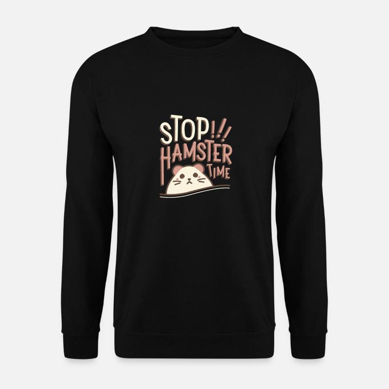 Hamster Time - Unisex Sweatshirt - black