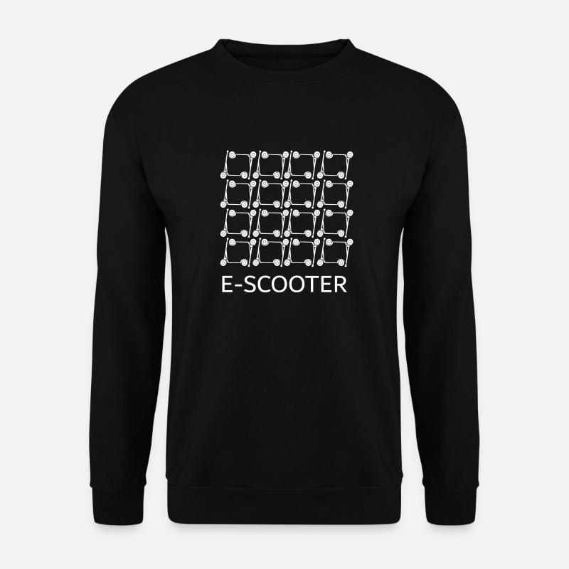 E-Scooter E-Roller Scooter - Sweat-shirt Unisexe - noir