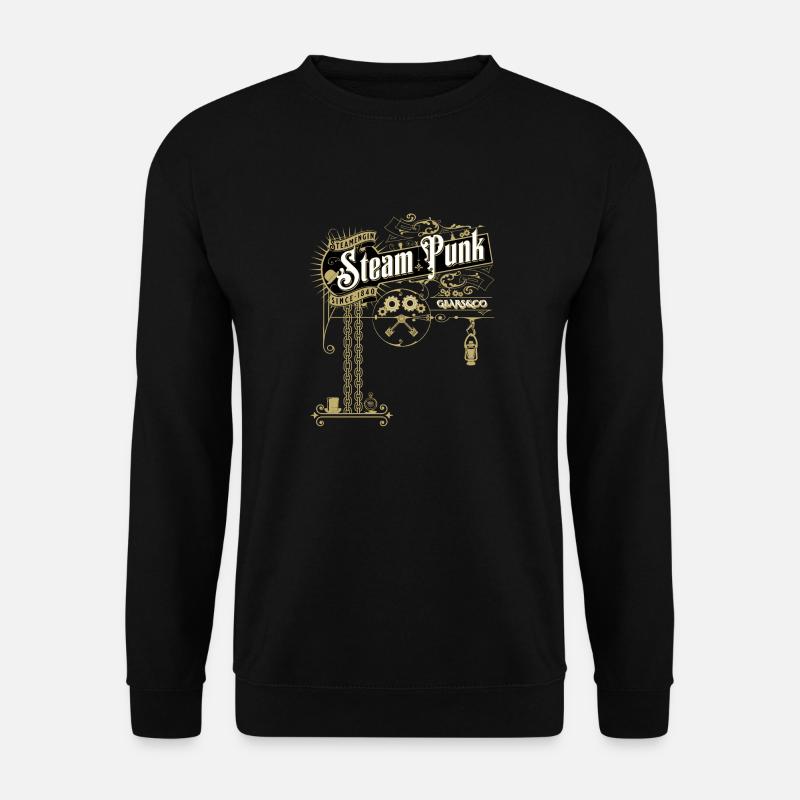 Viktorianisches Steampunk Design - Unisex Pullover - Schwarz