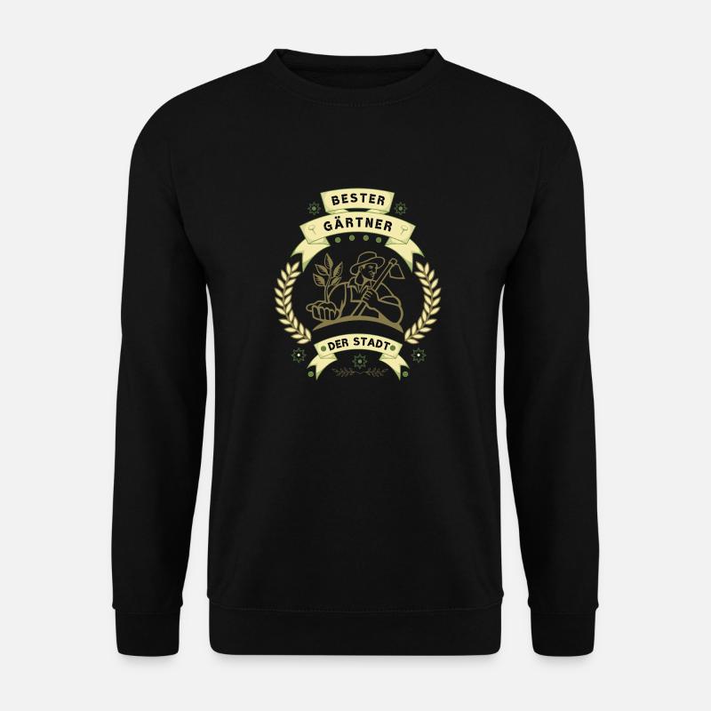 bester Gärtner der Stad - Unisex Pullover - Schwarz