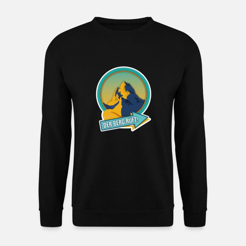 DER BERG RUFT! - Unisex Pullover - Schwarz