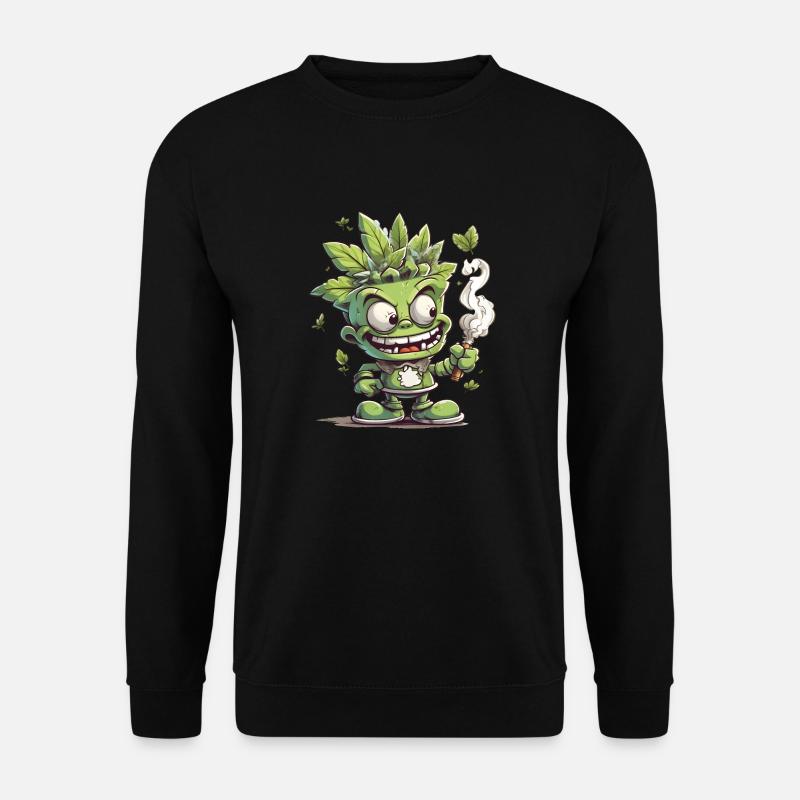 Weedy - Unisex Pullover - Schwarz