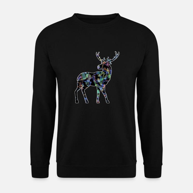 Deer - Unisex Sweatshirt - black