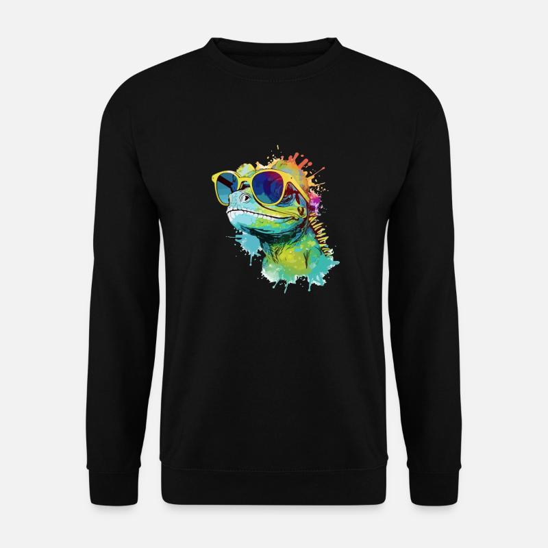 Doko the lizard - Unisex Sweatshirt - black